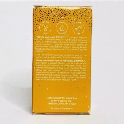 Capri Blue Pumpkin Dulce Pura Smart Scent Fragrance Refill 0.33oz NEW NIB Fall!! - Thumbnail 7