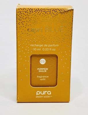 Capri Blue Pumpkin Dulce Pura Smart Scent Fragrance Refill 0.33oz NEW NIB Fall!! - Thumbnail 8