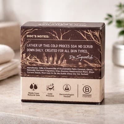 Dr. Squatch Men's Natural Bar Soap - Count Sudsula-Light Grit, NIB Lt Edition!!! - Thumbnail 2