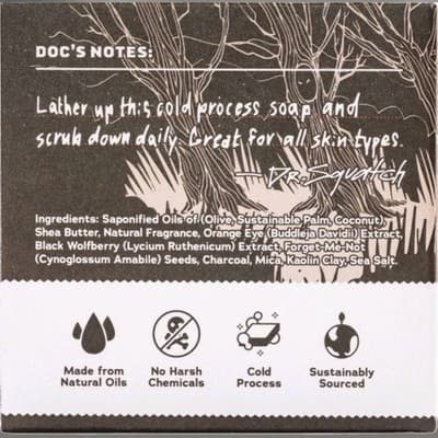 Dr. Squatch Werewolf Wash Limited Edition Bar Soap 5oz Natural/Heavy Grit NIP!! - Thumbnail 5