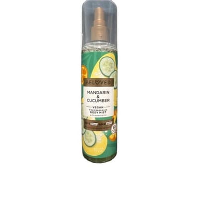 Beloved Mandarin Cucumber Body Mist 8 Oz Vegan Fine Fragrance Spray Love Beauty! - Thumbnail 3
