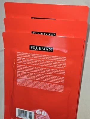 Freeman Sassy Thighs Firming Smoothing Sheet Mask Lot 3 Pair Caffeine AHA NEW!!! - Thumbnail 3