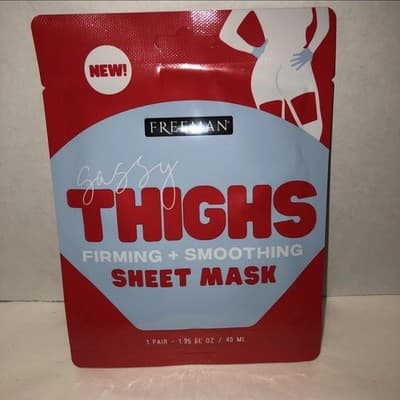 Freeman Sassy Thighs Firming Smoothing Sheet Mask Lot 3 Pair Caffeine AHA NEW!!! - Thumbnail 5