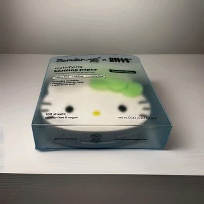 The Crème Shop Hello Kitty Matcha Mattifying Blotting Paper Oil Absorbing NEW!!! - Thumbnail 7