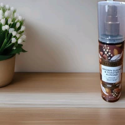 Beloved Brown Sugar Toasted Almond Body Mist 8oz Vegan Fragrance Spray NEW NWOB - Thumbnail 2
