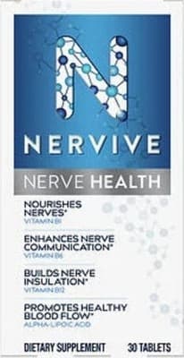 Nervive Nerve Health Dietary Supplement 30 Tablets Exp 2027+ - Thumbnail 5