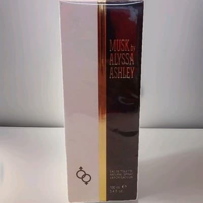 Alyssa Ashley Musk Eau De Toilette Spray 3.4oz EDT Unisex Fragrance NEW Sealed!!
