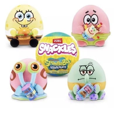Snackles SpongeBob SquarePants 5" Mystery Plush Blind Capsule Sealed NEW Toy NIP - Thumbnail 2
