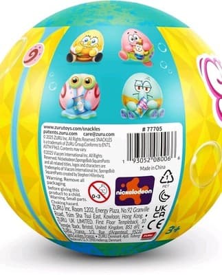 Snackles SpongeBob SquarePants 5" Mystery Plush Blind Capsule Sealed NEW Toy NIP - Thumbnail 6