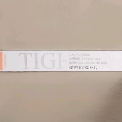 TIGI Luxe Lip Gloss Superficial Hydrating Shine Liquid Lip Gloss 0.11oz NEW NIB - Thumbnail 2