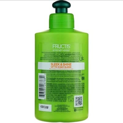Garnier Fructis Sleek & Shine Leave In Conditioning Cream Frizzy Hair NEW!!! - Thumbnail 2