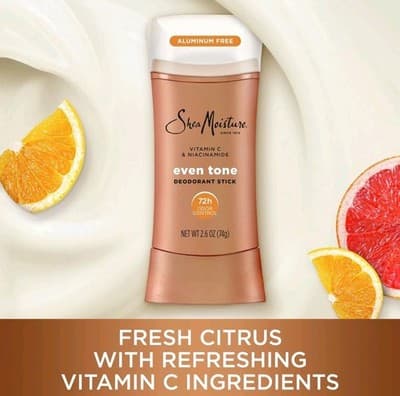 SheaMoisture Fresh Deodorant Stick 72H Odor Control Aluminum Free 2.6oz NEW!!! - Thumbnail 7