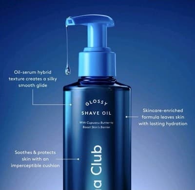 Athena Club Cosmic Flower Glossy Shave Oil Crystal Water Scent 8oz NEW - Thumbnail 3