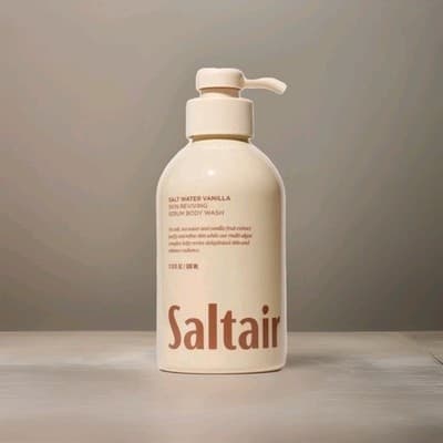 Saltair Salt Water Vanilla Serum Infused Body Wash 17oz Hydrating NEW! NIP! - Thumbnail 5