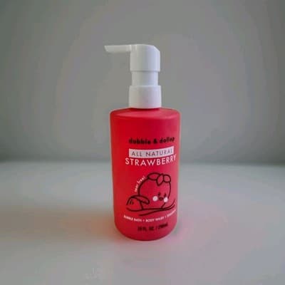 Dabble & Dollop Strawberry Body Wash 10oz All Natural Tear Free Kids NEW Natural - Thumbnail 3