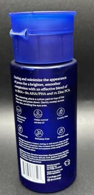 Curology Liquid Pore Exfoliant 2% BHA 8% AHA PHA 1% Zinc 4oz NEW Fragrance Free! - Thumbnail 4