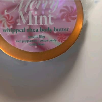 Tree Hut Merry Mint Whipped Shea Body Butter Long Lasting Hydration NEW! Ltd Ed! - Thumbnail 3