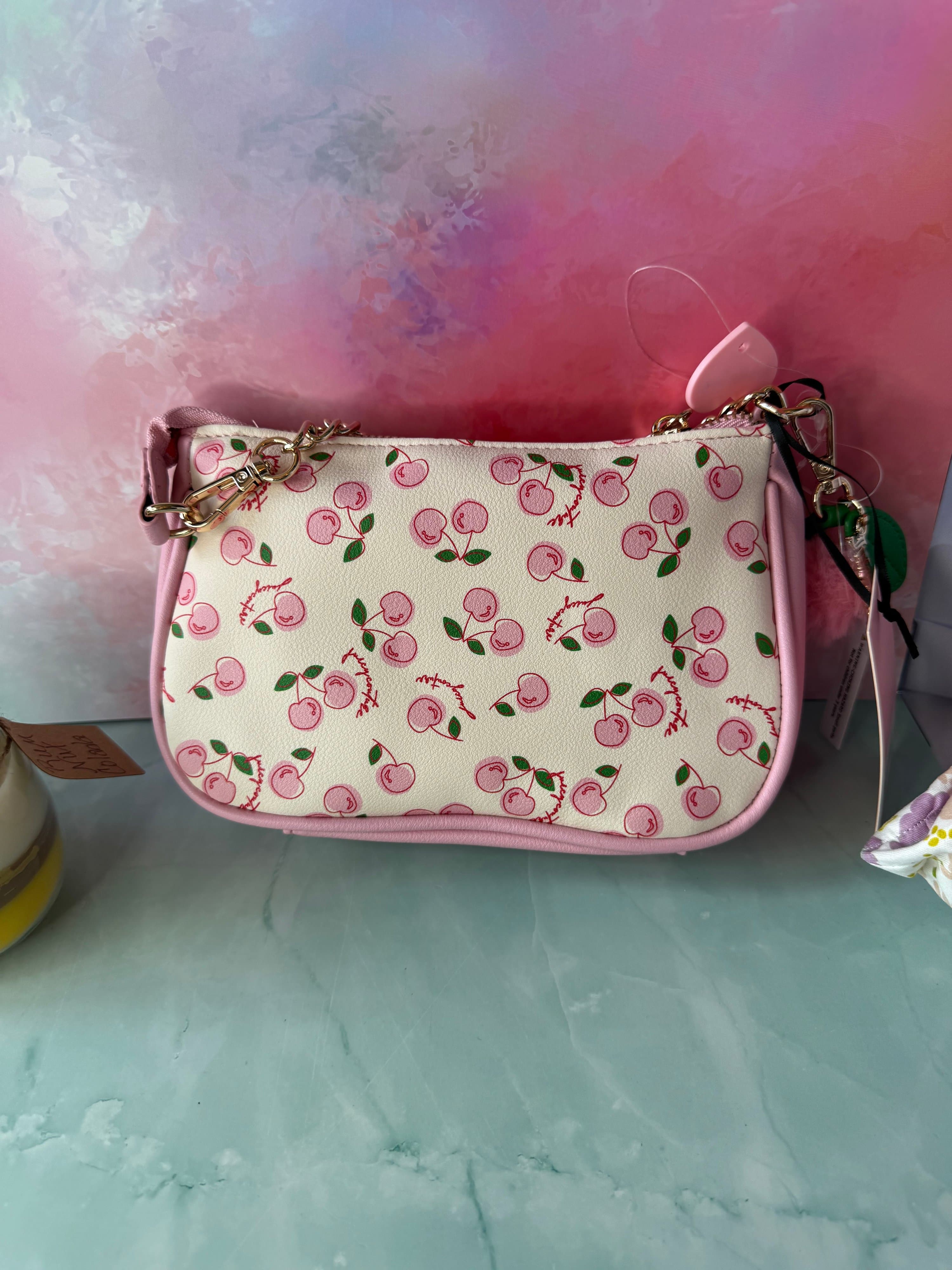 ★ Juicy Couture Cherry Girl Convertible Wristlet NWT Pink Y2K Bag - Thumbnail 4