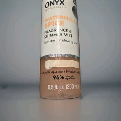 ONYX Professional Watermelon Spice Shimmer Mist Squalane 6.5oz Glow NEW Glitter! - Thumbnail 6