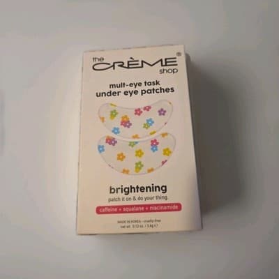 The Crème Shop Mult Eye Task Brightening Under Eye Patches 3 Count NIB NEW!!! - Thumbnail 2