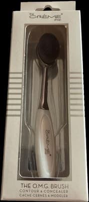 The Crème Shop OMG Brush Foundation Powder Oval Makeup Brush NIB NEW In Box! - Thumbnail 2