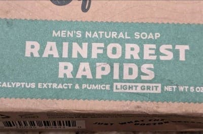 Dr Squatch Rainforest Rapids Bar Soap 5oz Light Grit Natural Soap NIB NEW Men - Thumbnail 5