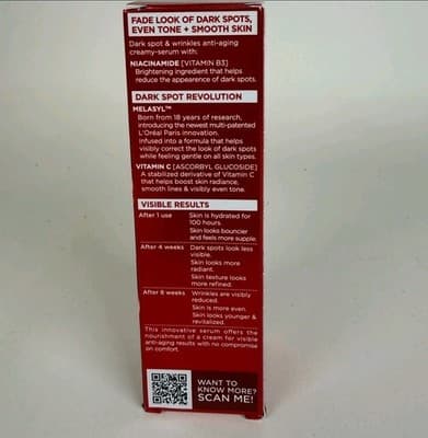 L'Oreal Revitalift Triple Power Dark Spot Creamy Serum Melasyl 1.7oz NIB NEW!!! - Thumbnail 4