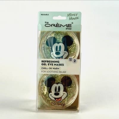 The Crème Shop Mickey Mouse Refreshing Gel Eye Masks Set of 2 NIB NEW Disney!!! - Thumbnail 4