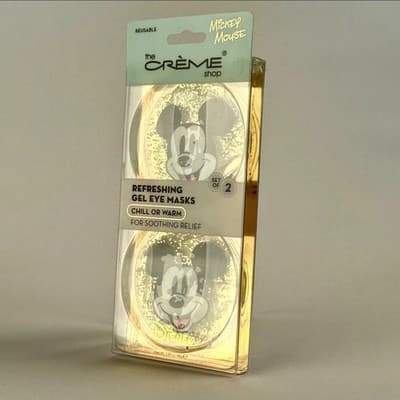 The Crème Shop Mickey Mouse Refreshing Gel Eye Masks Set of 2 NIB NEW Disney!!! - Thumbnail 5