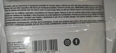 Freeman Detoxifying Charcoal Face Wipes 25 Pre Moistened Towelettes Sealed NEW!! - Thumbnail 3