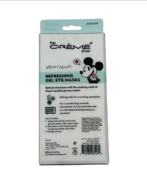 The Crème Shop Mickey Mouse Refreshing Gel Eye Masks Set of 2 NIB NEW Disney!!! - Thumbnail 2