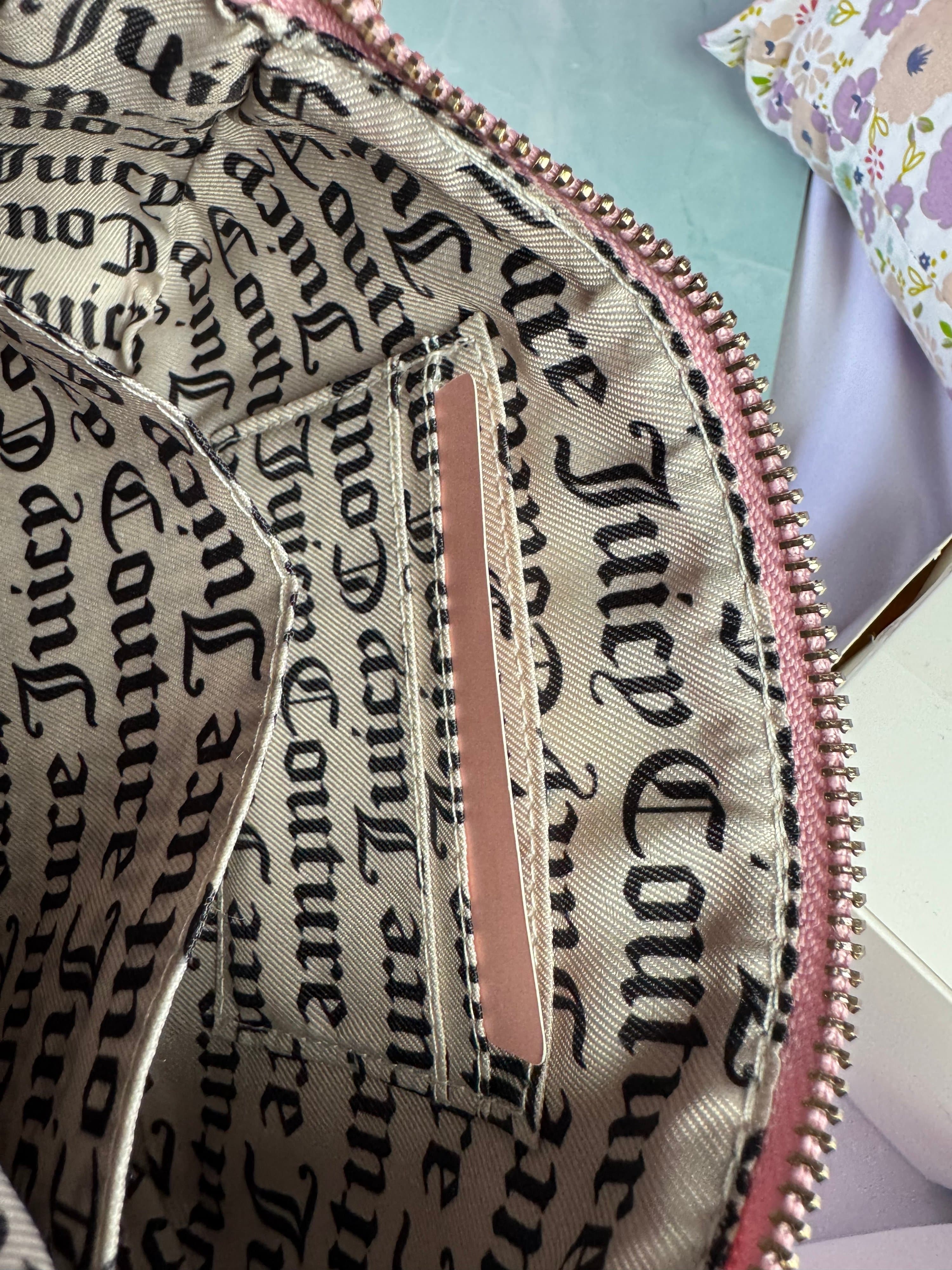 ★ Juicy Couture Cherry Girl Convertible Wristlet NWT Pink Y2K Bag - Thumbnail 10