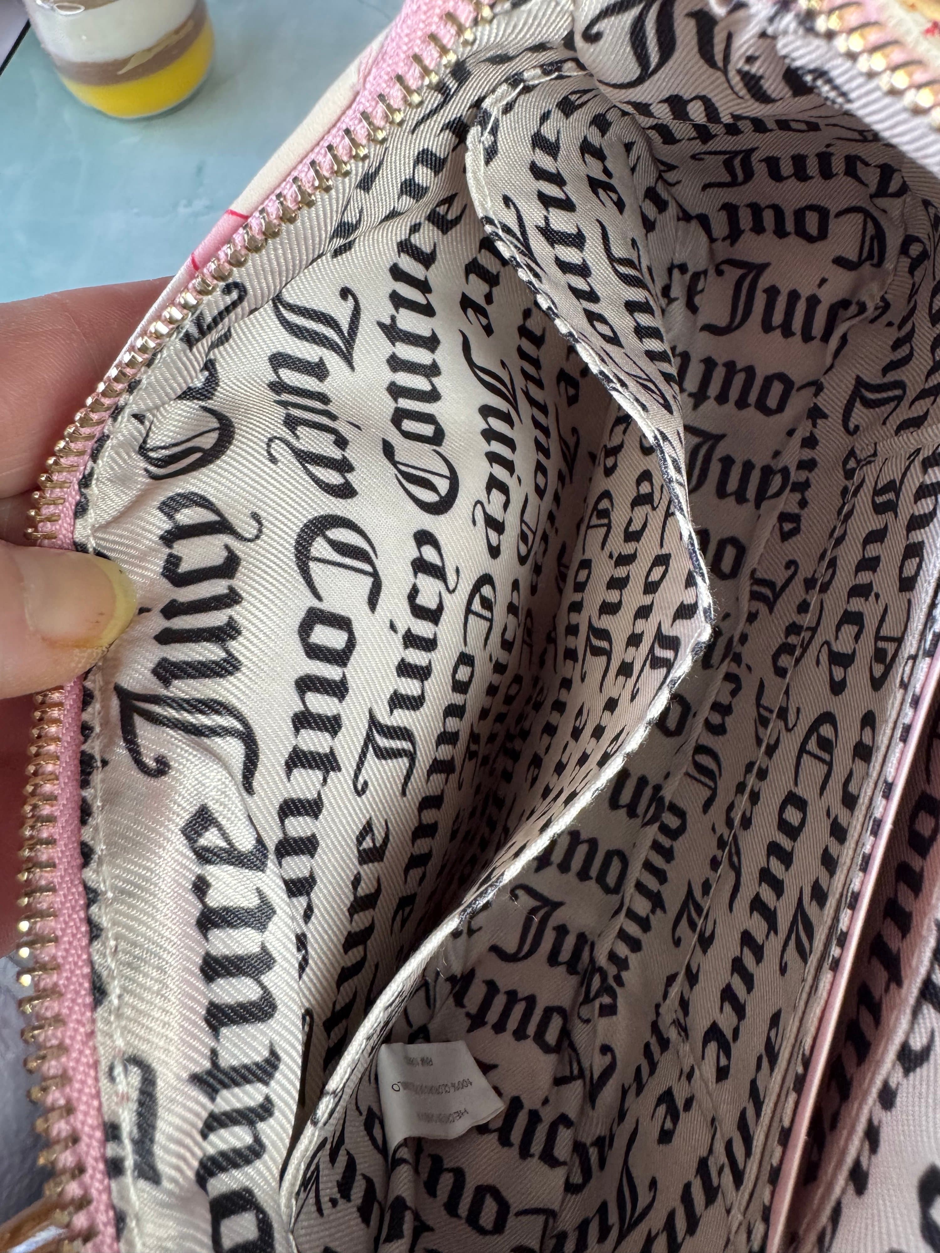 ★ Juicy Couture Cherry Girl Convertible Wristlet NWT Pink Y2K Bag - Thumbnail 12