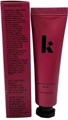 Kulfi Mehndi Moment Liquid Blush Blessed Berry 10mL 0.3oz NIB Box Damage NEW - Thumbnail 3