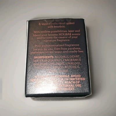 MIX:BAR Vanilla Bourbon Eau de Parfum Spray .025 Fl Oz Perfume NEW Sealed!!! - Thumbnail 3