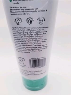 The Crème Shop Cica Mend Blemish Care 2 In 1 Cleansing Foam K Beauty NEW Sealed! - Thumbnail 3