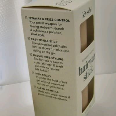 Kitsch Hair Wax Stick Flyaway Taming Castor Oil 2.7oz 75g New Sealed Styling - Thumbnail 2