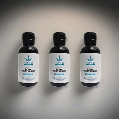 Hempz For Men Herbal Body Moisturizer Travel Size 2.25oz Lot of 3 NEW NWOB!!