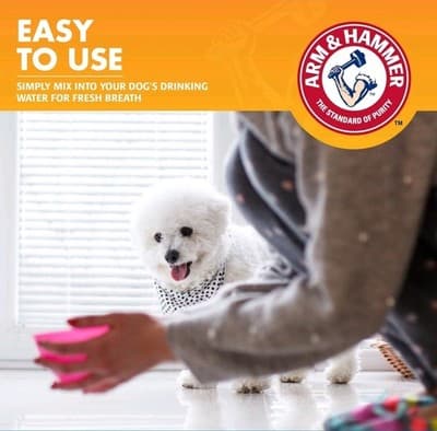 Arm & Hammer Dog Dental Water Additive 16oz Tartar Control Fresh Breath NEW - Thumbnail 4