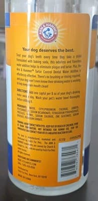 Arm & Hammer Dog Dental Water Additive 16oz Tartar Control Fresh Breath NEW - Thumbnail 11