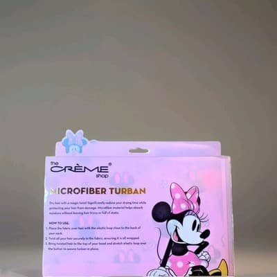 The Crème Shop Disney Minnie Mouse Microfiber Hair Turban Towel Wrap NEW NIB!!! - Thumbnail 5
