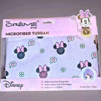 The Crème Shop Disney Minnie Mouse Microfiber Hair Turban Towel Wrap NEW NIB!!! - Thumbnail 4