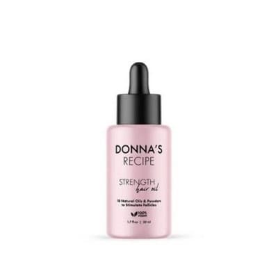 Donna's Recipe Strength Hair Oil 1.7oz 50mL 18 Natural Oils Blend Sealed NEW!!! - Thumbnail 2