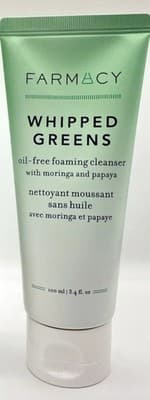 Farmacy Whipped Greens Cleanser 100ml Oil Free Foaming Face Wash Sealed No Box!