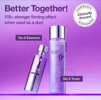 Numbuzin No.9 NAD+ PDRN Toner Glow Boosting Lifting Brightening K Beauty, New! - Thumbnail 4