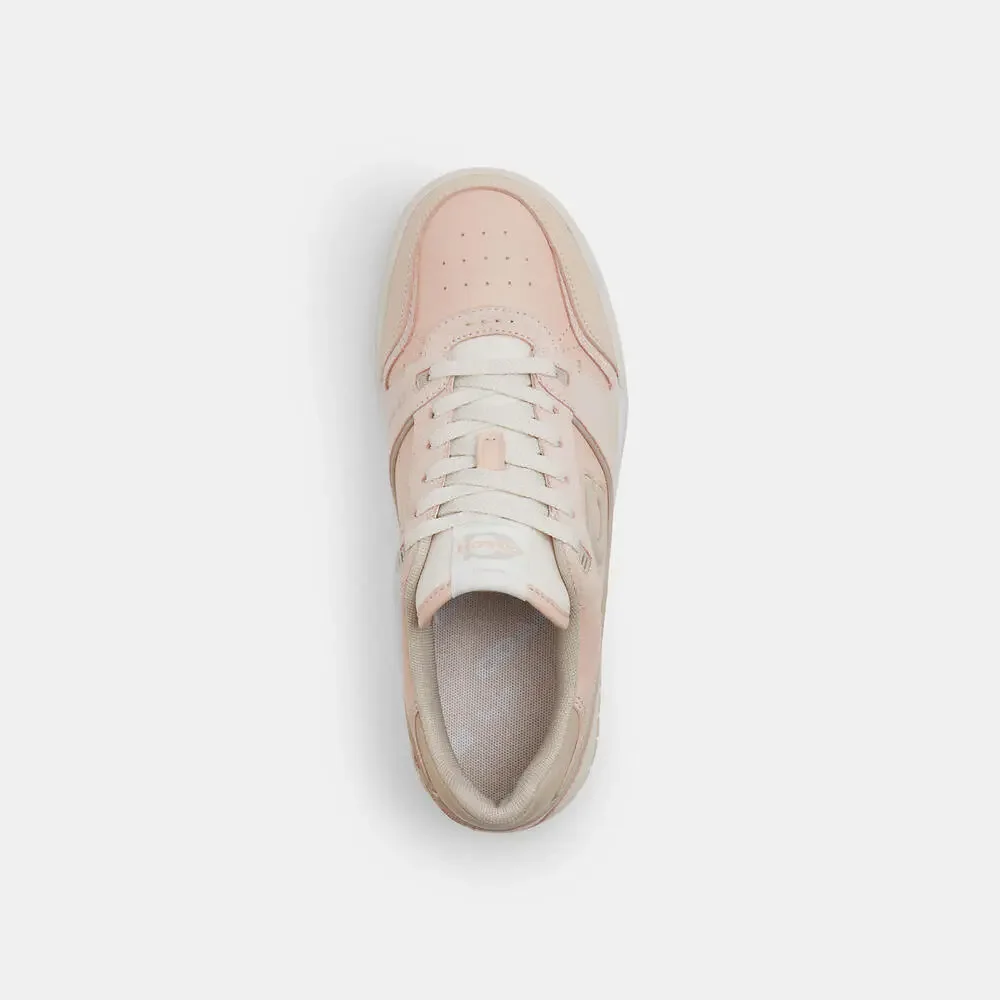 NEW COACH Soho Women's Sneaker Blush Leather Suede | Size 5 - Thumbnail 3