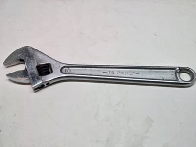 Vintage *USFS PATROL* Proto Tools 710 Adjustable Wrench 10"Made in USA code B77