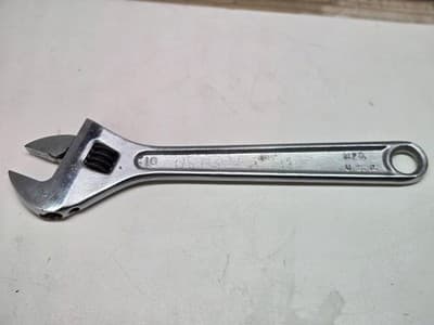 Vintage *USFS PATROL* Proto Tools 710 Adjustable Wrench 10"Made in USA code B77 - Thumbnail 8