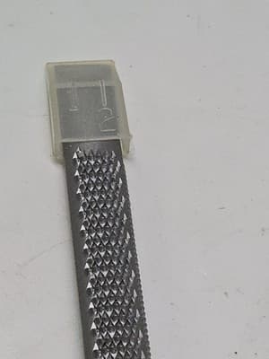 NOS Nicholson Combination Wood Rasp Chisel 1/2" USA Clear Acrylic Handle - Thumbnail 10