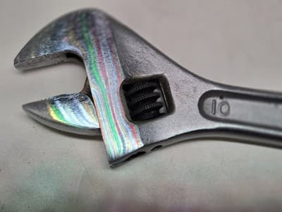 Vintage *USFS PATROL* Proto Tools 710 Adjustable Wrench 10"Made in USA code B77 - Thumbnail 3